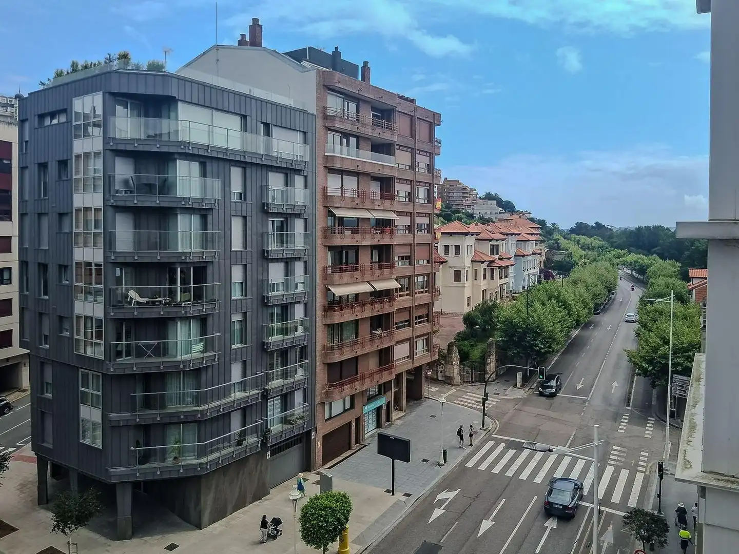 Außenansicht von Wohnung zur Miete in Santander mit Heizung, Parkett und Möbliert