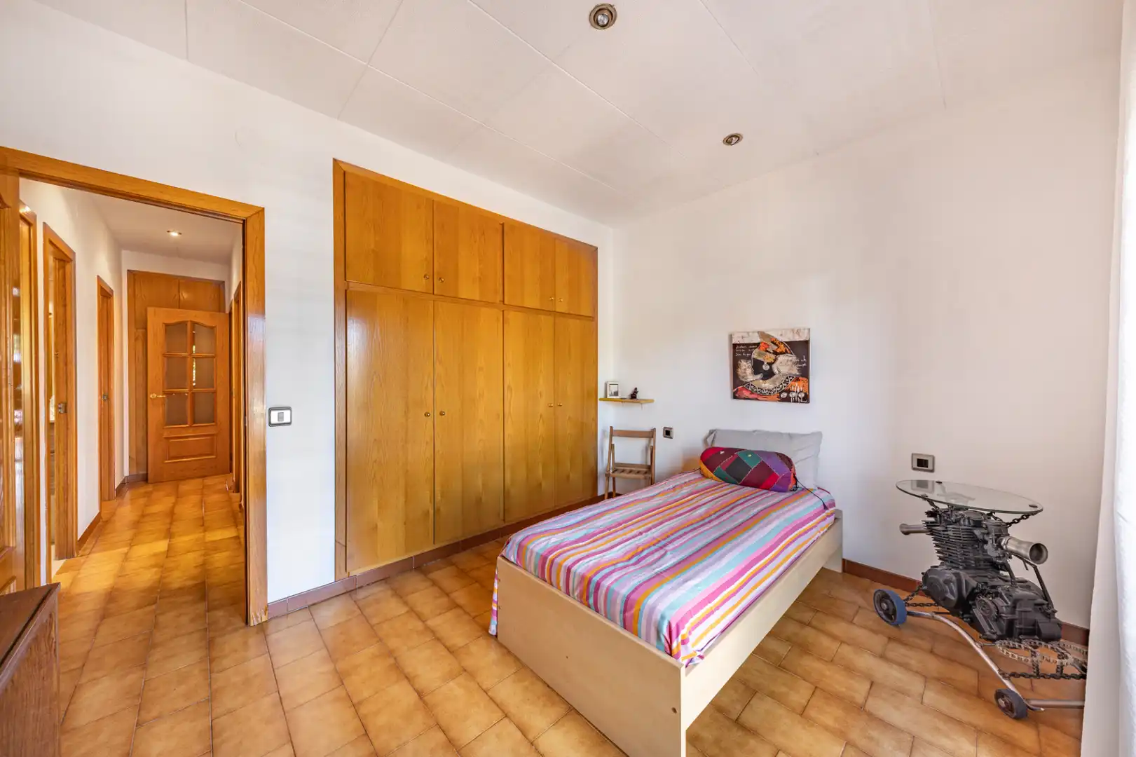 Dormitori de Casa adosada en venda en Santa Eugènia de Berga amb Calefacció, Jardí privat i Terrassa