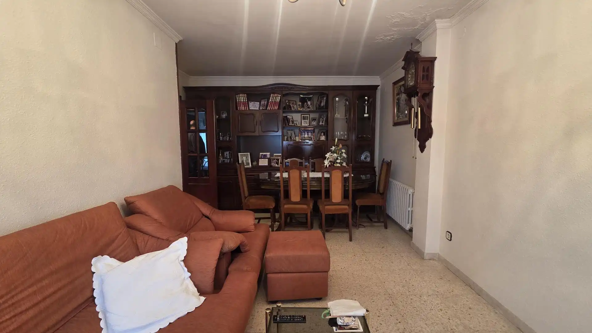 Sala de estar de Casa adosada en venta en Lleida con Calefacción