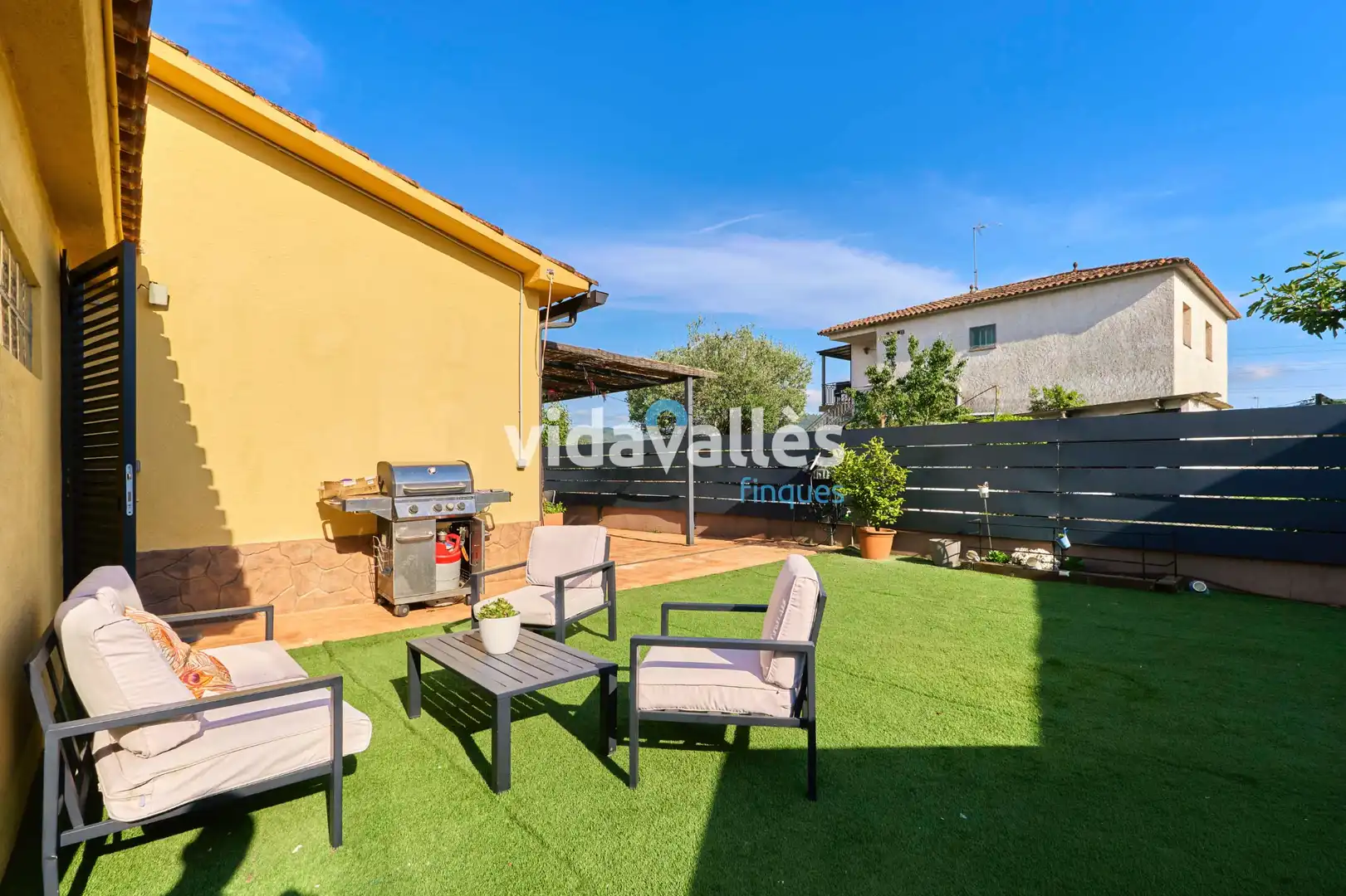 Terraza de Casa o chalet en venta en Llinars del Vallès con Aire acondicionado, Calefacción y Jardín privado