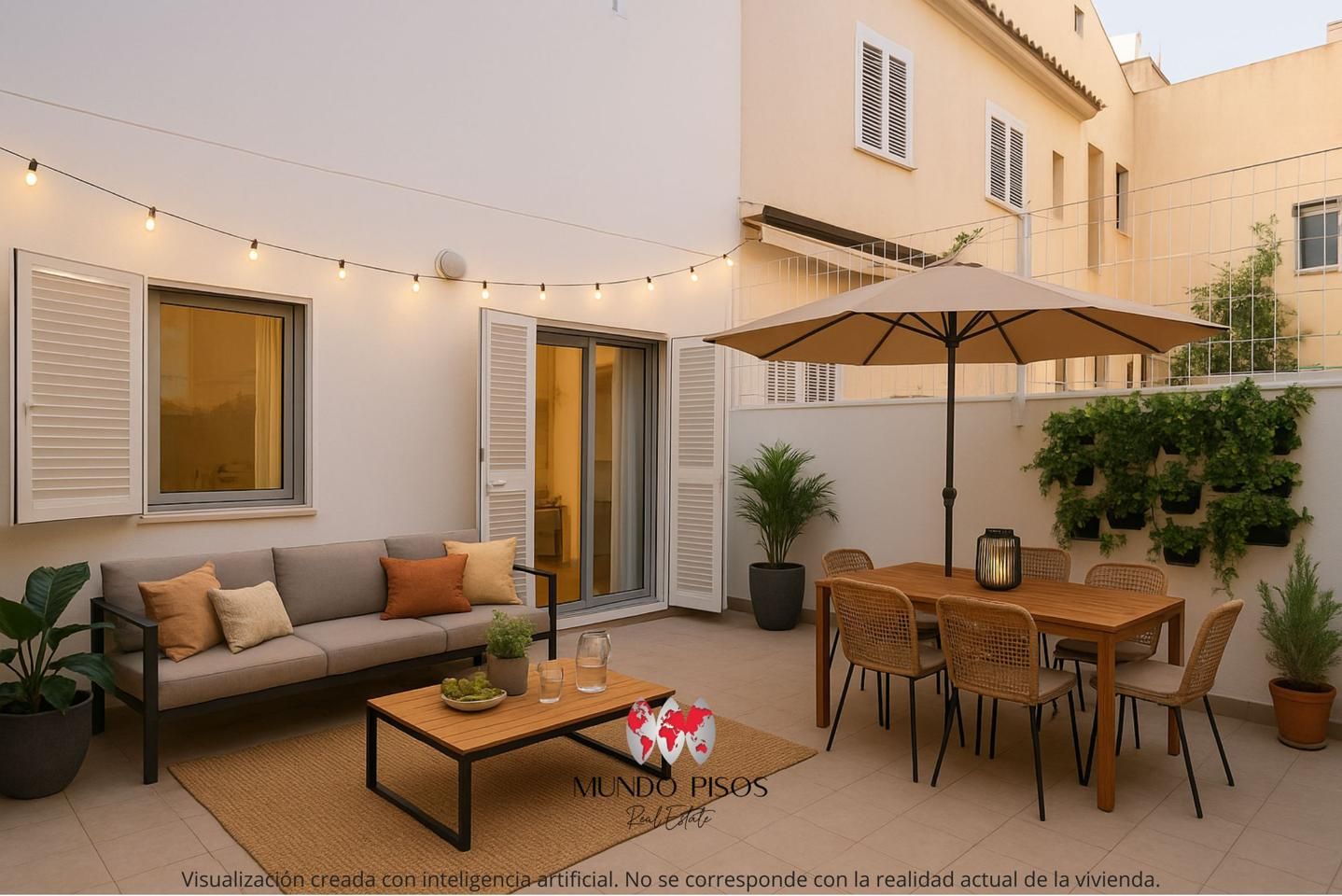 Terrace of Single-family semi-detached for sale in  Palma de Mallorca  with Air Conditioner, Heating and Terrace
