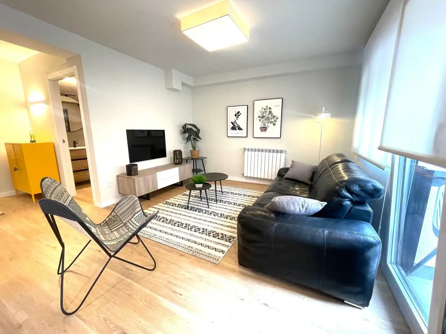 Sala de estar de Piso en venta en Orio con Calefacción, Parquet y Terraza