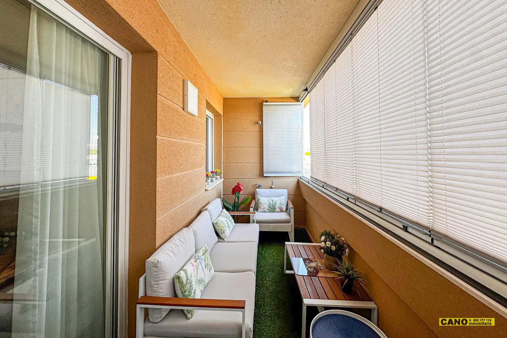 Balcony of Flat for sale in Roquetas de Mar  with Air Conditioner, Heating and Terrace