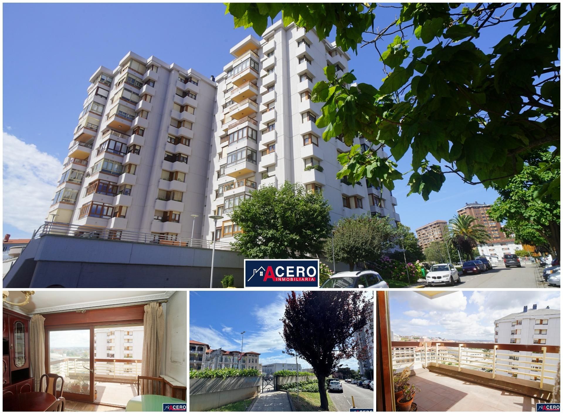 Exterior view of Flat for sale in Santander  with Heating, Parquet flooring and Terrace