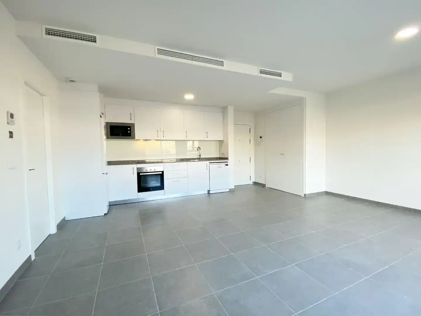 Küche von Wohnung zur Miete in Málaga Capital mit Klimaanlage und Schwimmbad