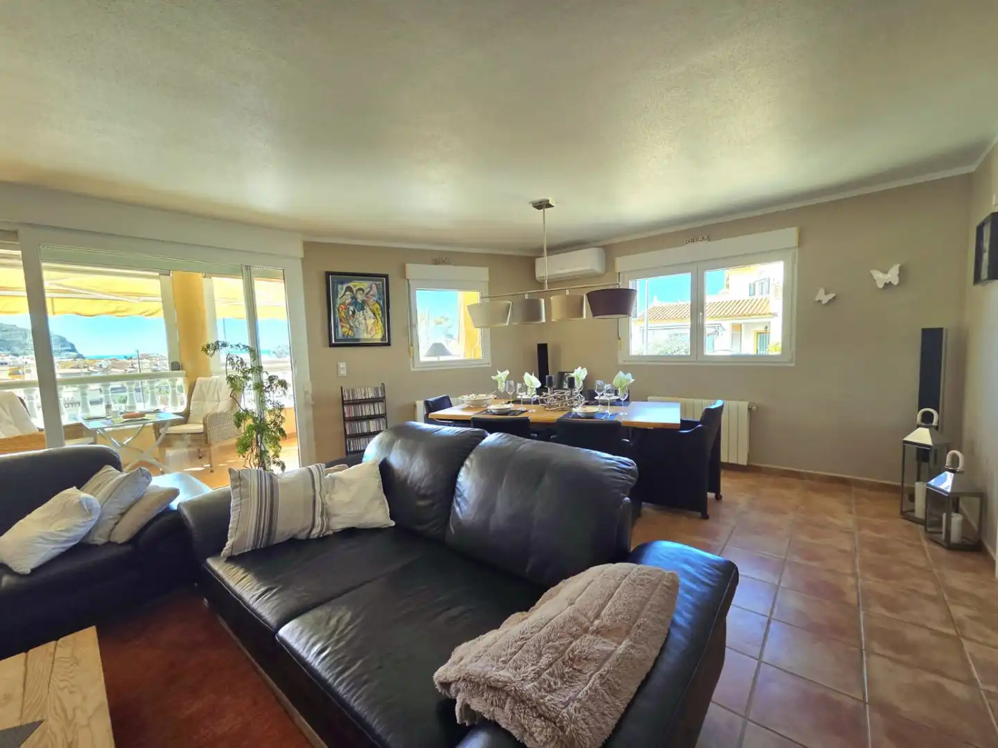 Sala de estar de Casa o chalet en venta en Águilas con Aire acondicionado, Terraza y Piscina