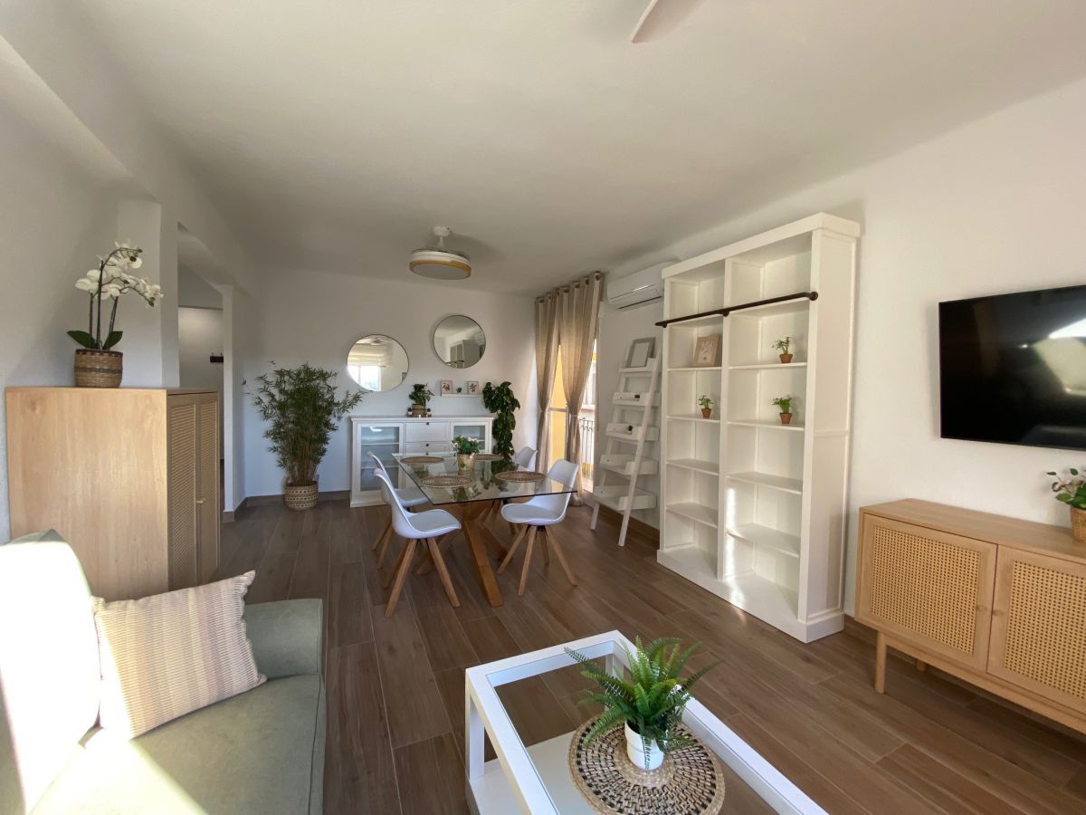 Sala d'estar de Pis de lloguer en Cartagena amb Aire condicionat, Calefacció i Moblat