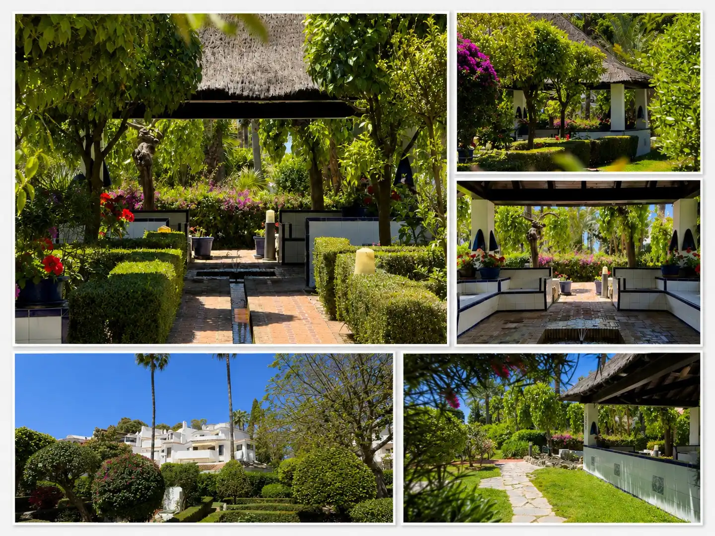Jardín de Planta baja en venta en Marbella con Aire acondicionado, Terraza y Piscina