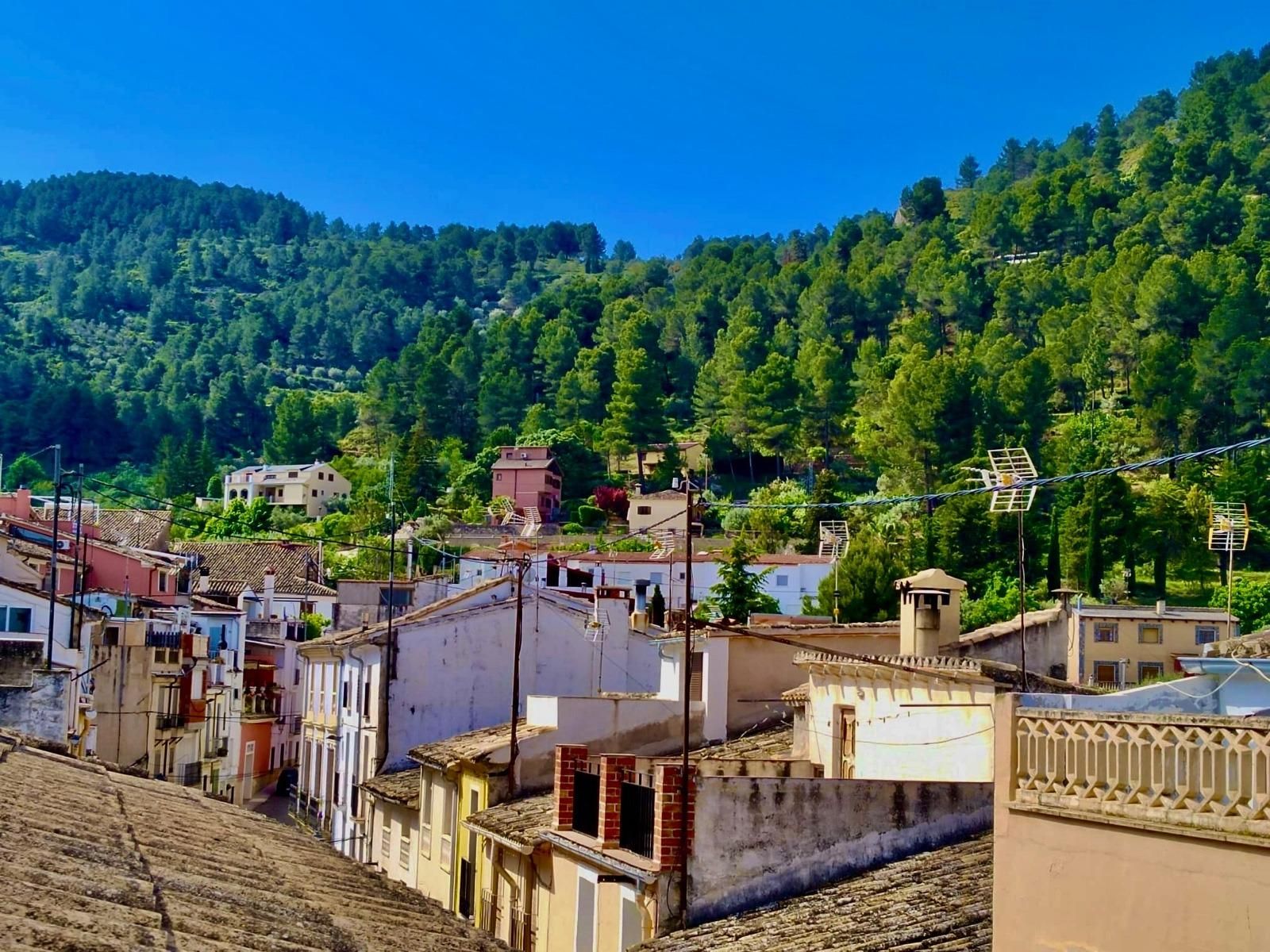 Vista exterior de Casa o xalet en venda en Penàguila amb Calefacció, Terrassa i Traster