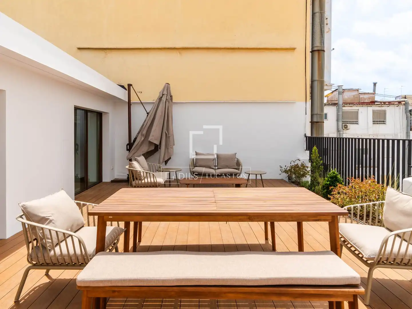 Terraza de Ático de alquiler en Valencia con Aire acondicionado, Calefacción y Terraza
