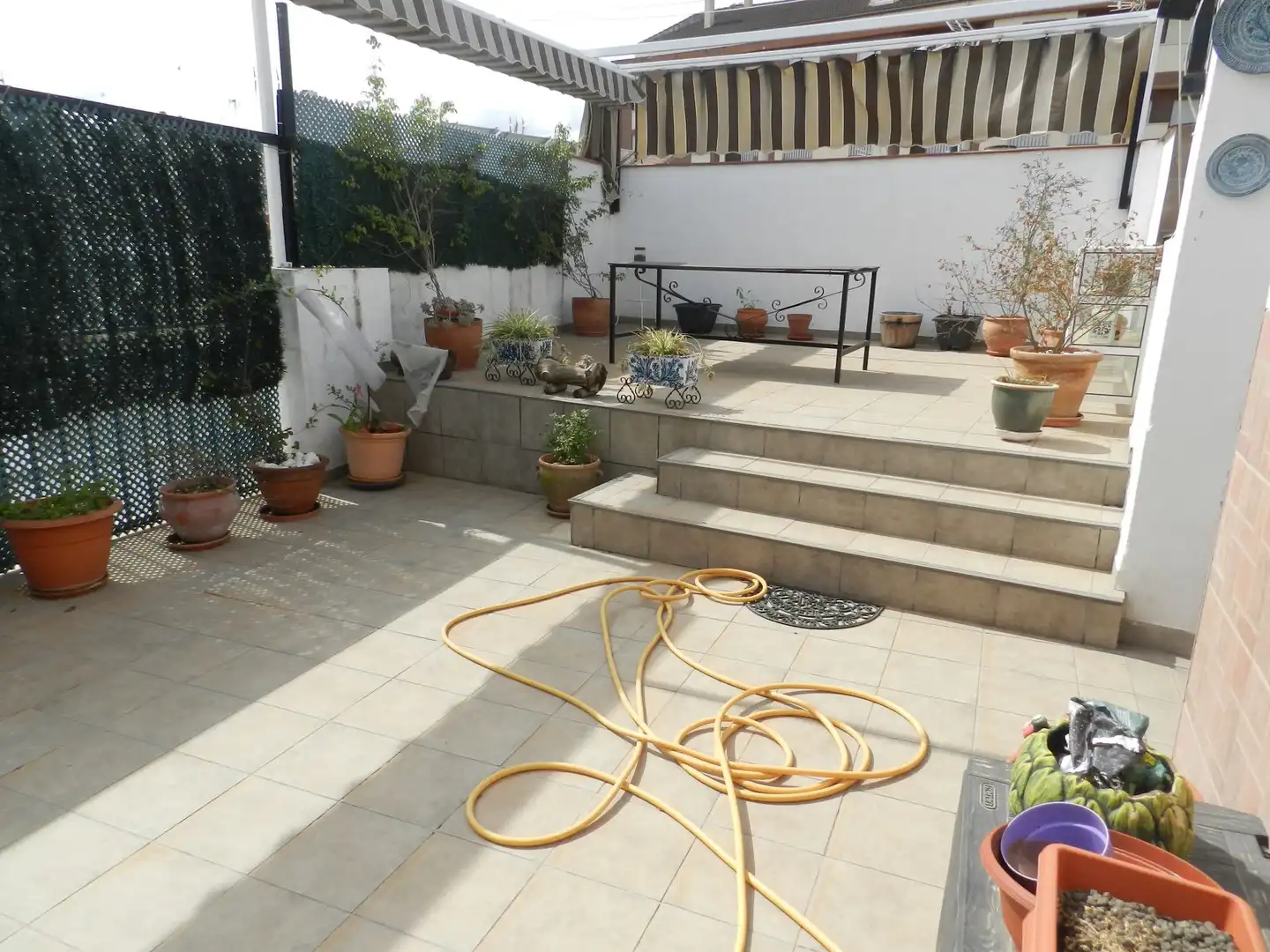 Terrassa de Casa o xalet en venda en Linares amb Aire condicionat, Calefacció i Jardí privat