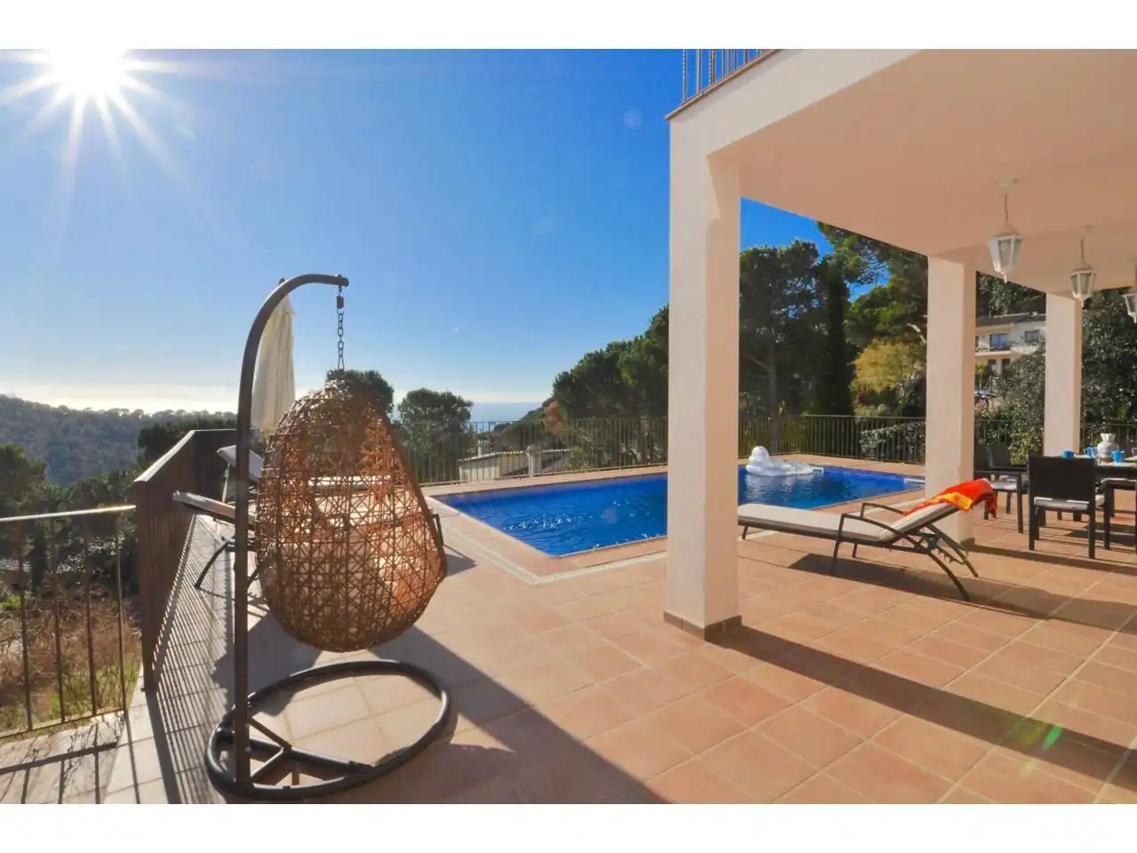 Terrassa de Casa o xalet en venda en Lloret de Mar amb Aire condicionat, Calefacció i Jardí privat