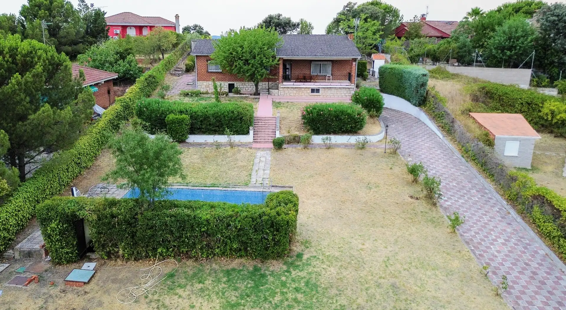 Garden of Houses for sale in Santa Cruz del Retamar  with Private garden, Terrace and Swimming Pool