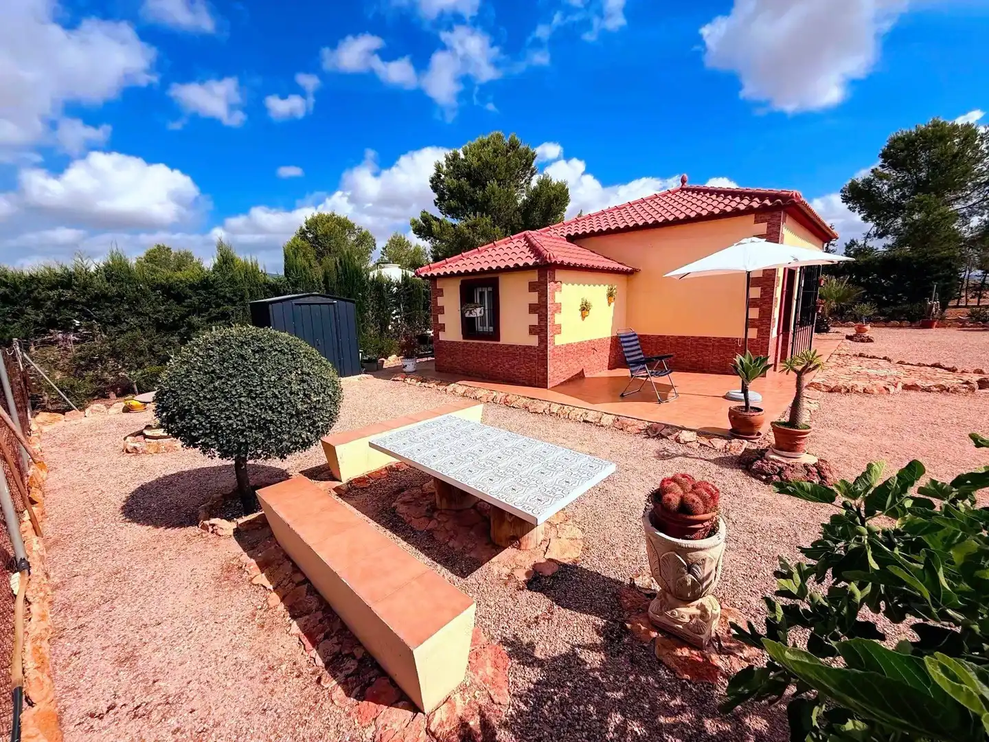 Jardí de Finca rústica en venda en Murcia amb Piscina