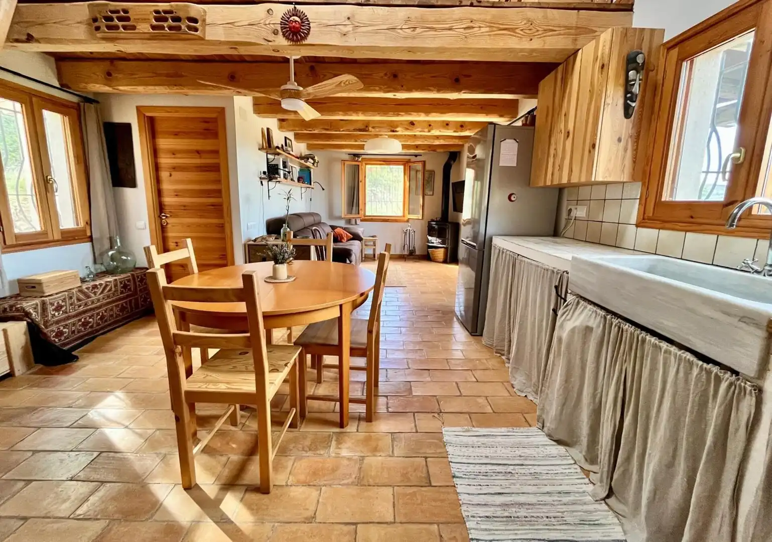 Cocina de Finca rústica en venta en Freginals con Terraza y Trastero