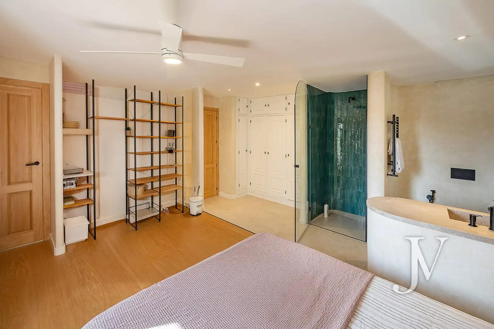 Bedroom of Detached homes for rent in Pozuelo de Alarcón  with Air Conditioner, Heating and Private garden