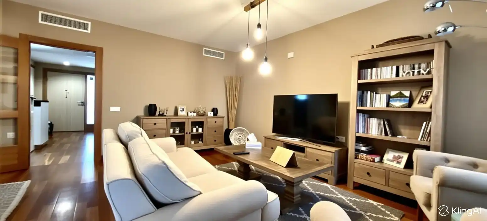 Sala de estar de Casa adosada en venta en Alicante / Alacant con Aire acondicionado, Jardín privado y Terraza