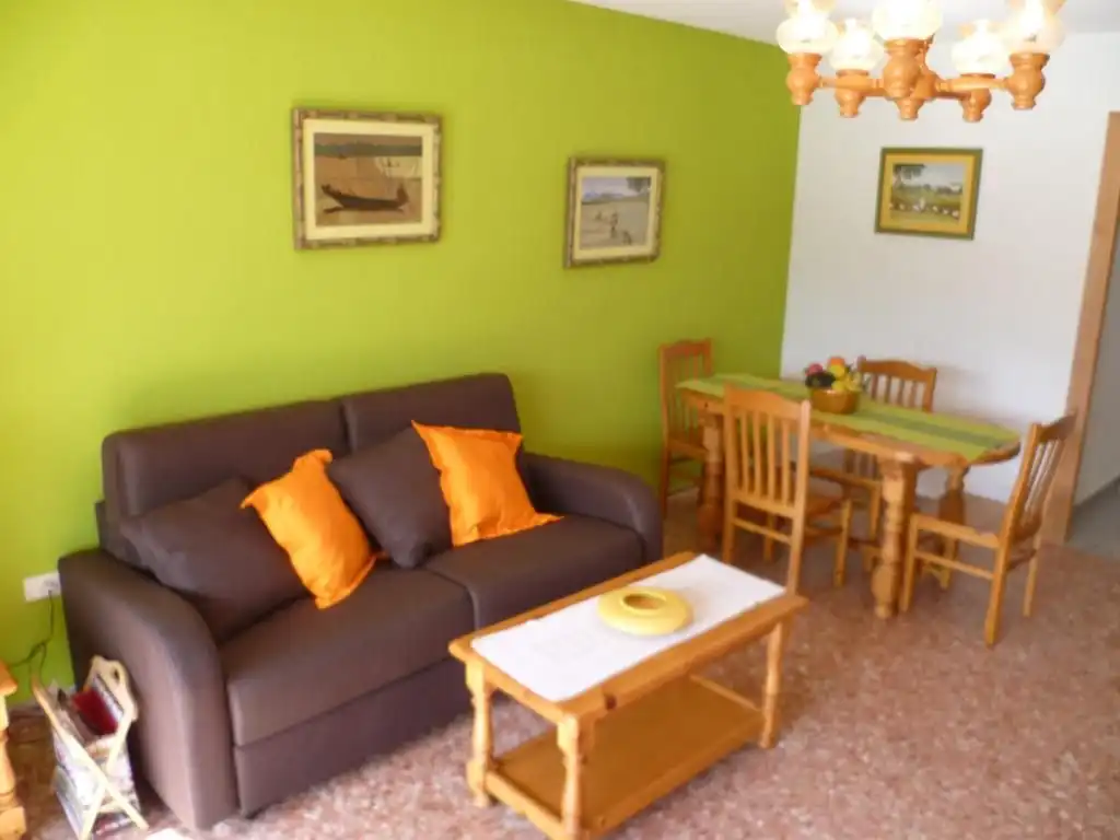 Living room of Apartments for rent in Cullera  with Terrace, Furnished and Oven