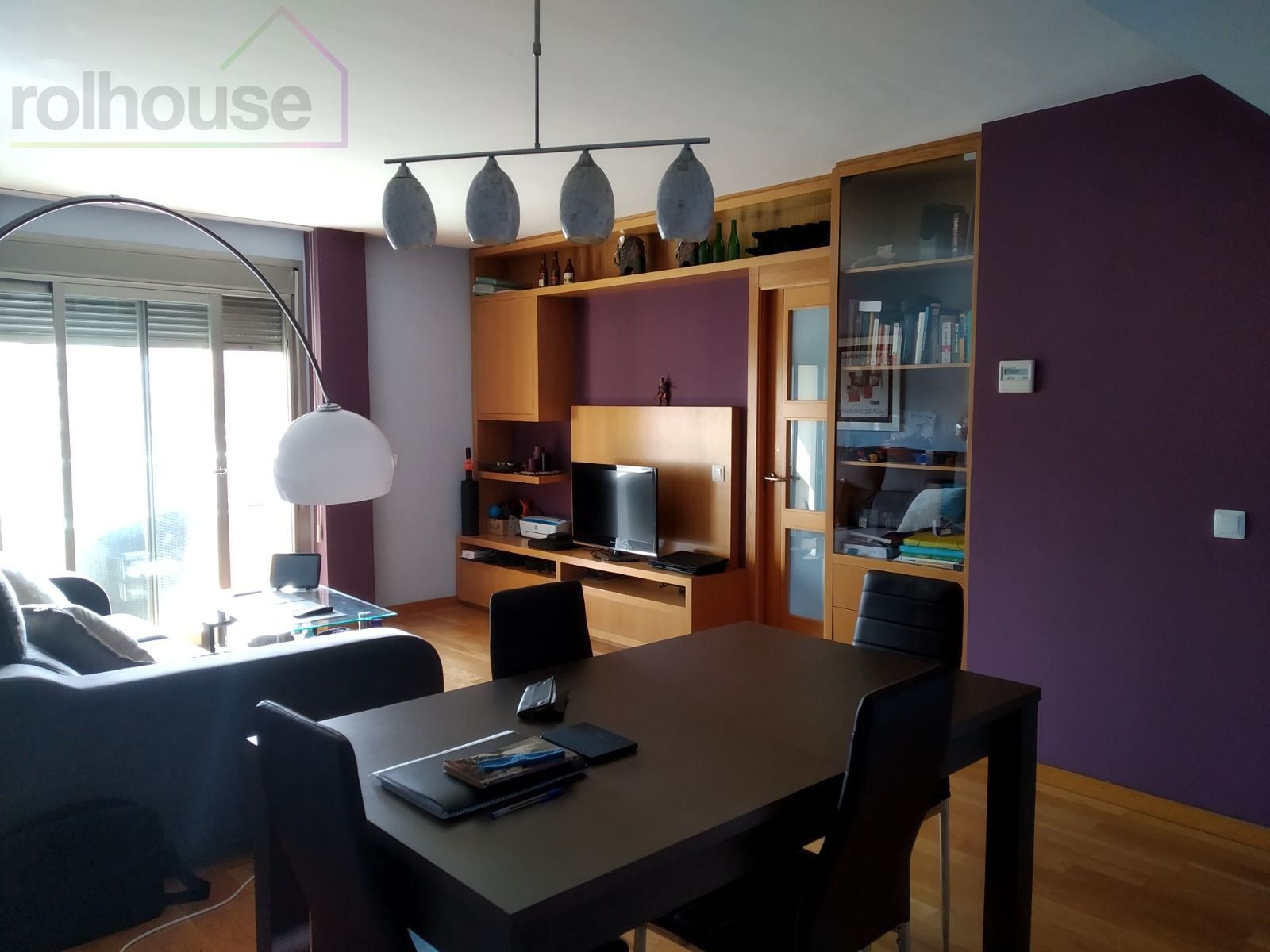 Living room of Flat to rent in  Palma de Mallorca  with Air Conditioner, Heating and Parquet flooring