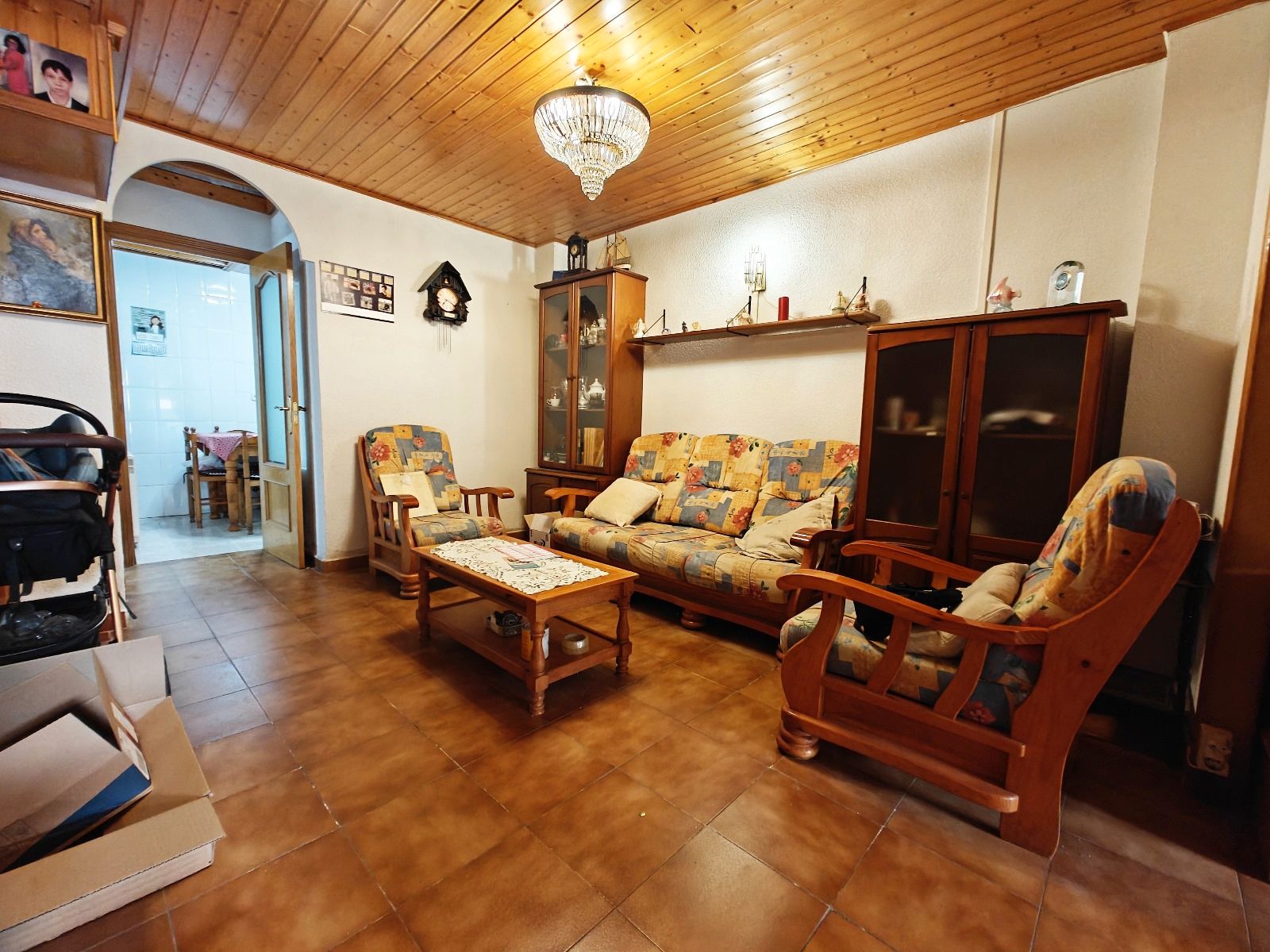 Sala de estar de Dúplex en venta en  Madrid Capital
