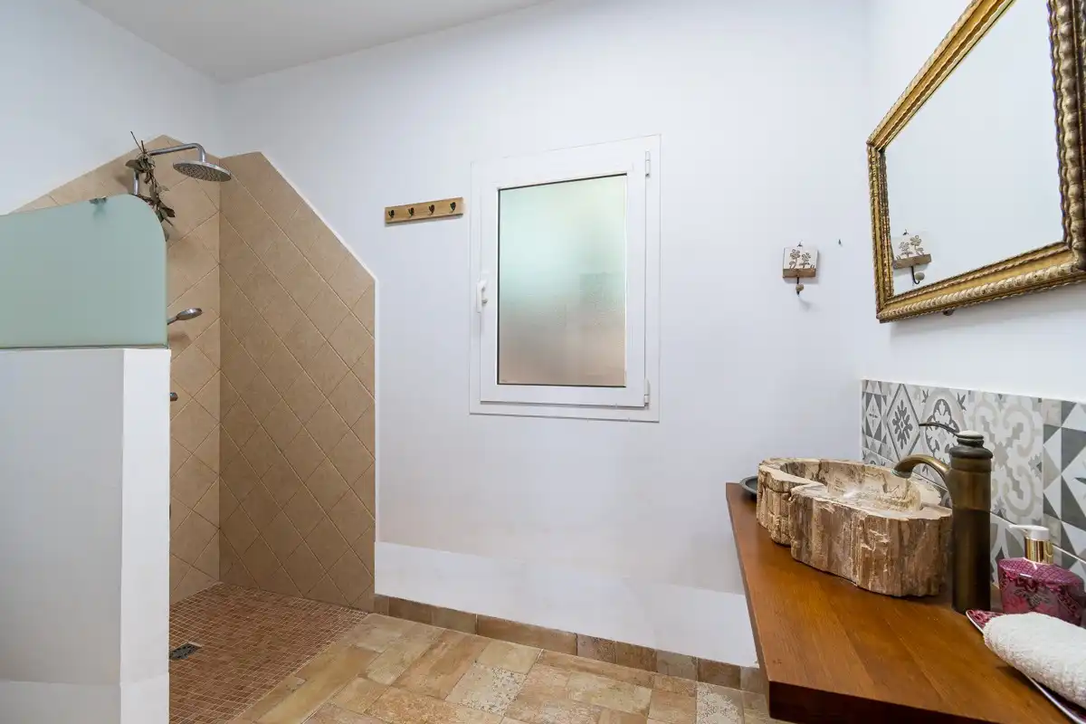 Baño de Finca rústica en venta en Guía de Isora con Jardín privado, Terraza y Piscina