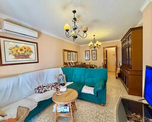 Sala d'estar de Pis en venda en Benalmádena amb Aire condicionat, Terrassa i Moblat