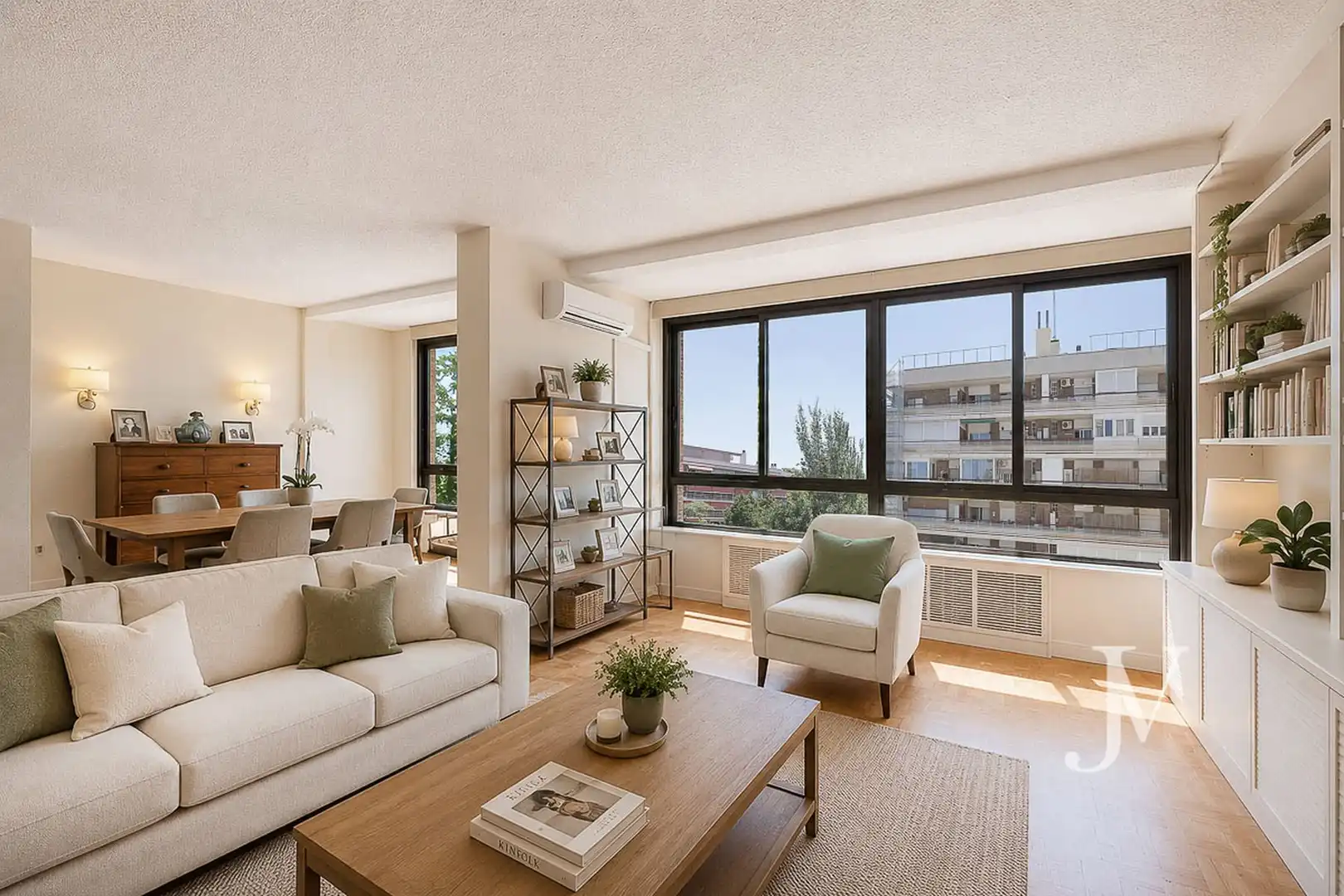 Sala de estar de Piso en venta en Madrid con Terraza, Trastero y Piscina comunitaria