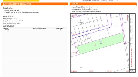 Photo 2 of Industrial land for sale in Calle Córdoba, 14, Villafranca de Córdoba, Córdoba