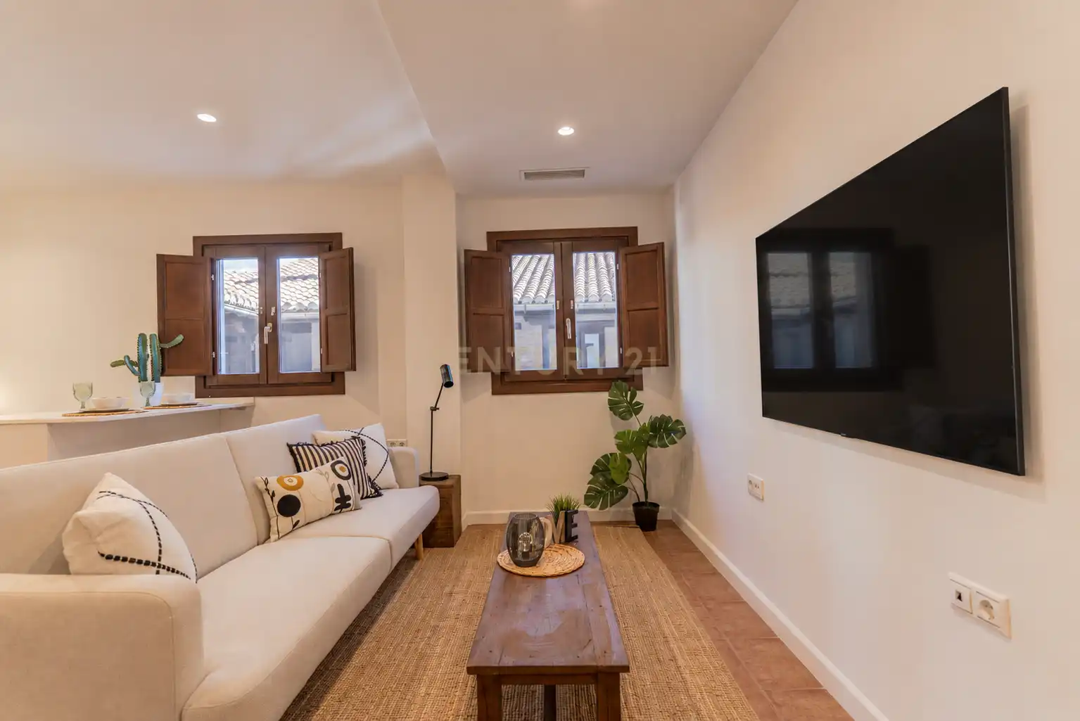 Wohnzimmer von Wohnung zur Miete in Centro