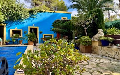 Vista exterior de Casa o xalet en venda en Dénia amb Calefacció, Jardí privat i Terrassa
