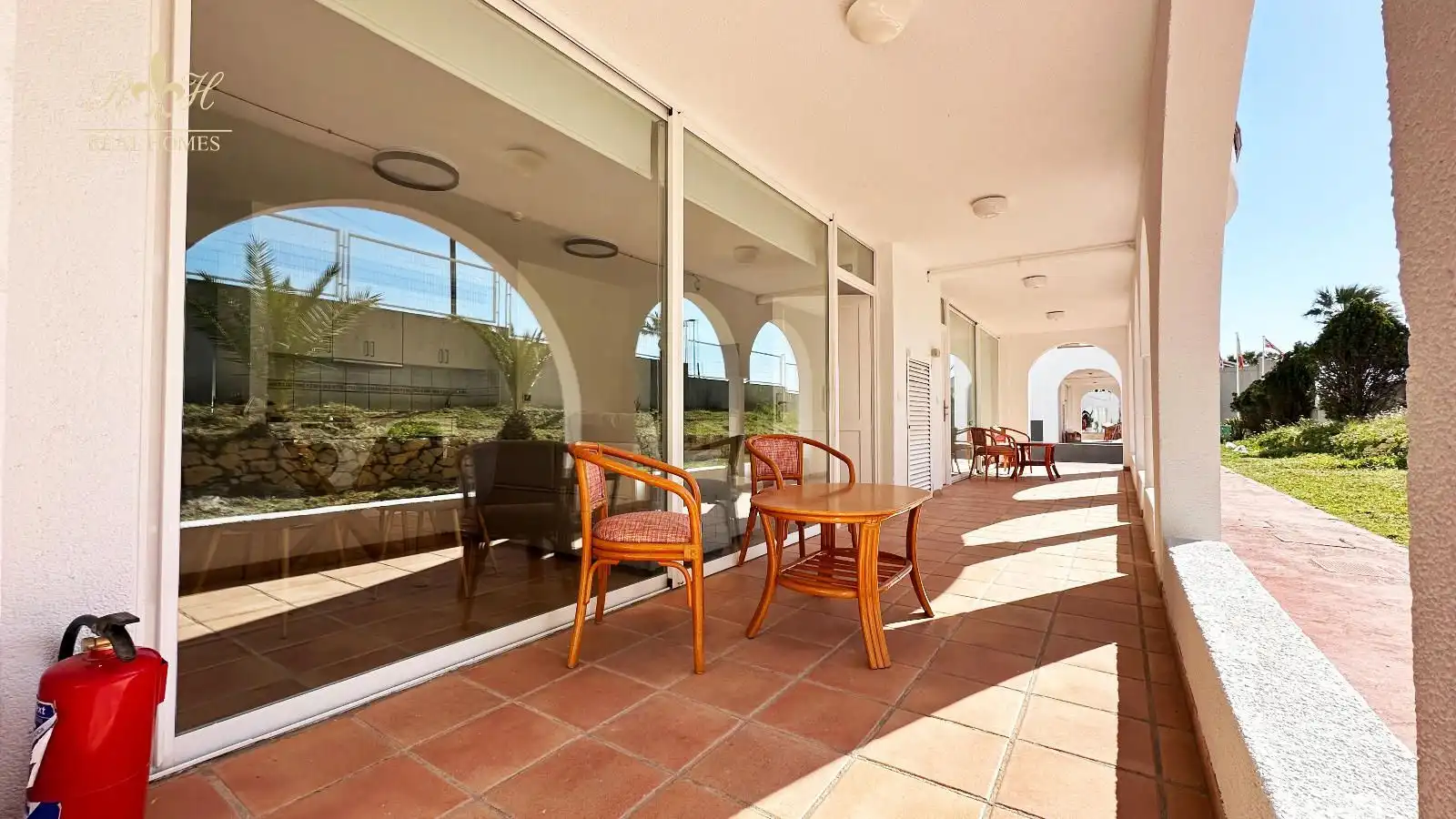 Terraza de Piso de alquiler en L'Alfàs del Pi con Aire acondicionado, Terraza y Piscina
