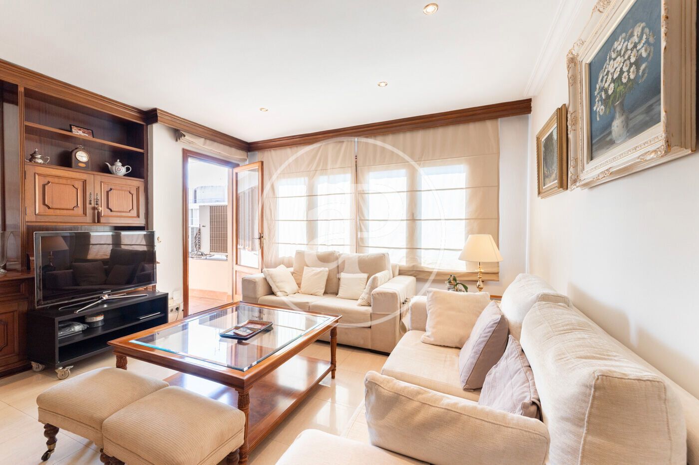 Sala d'estar de Pis en venda en  Palma de Mallorca amb Aire condicionat, Calefacció i Terrassa