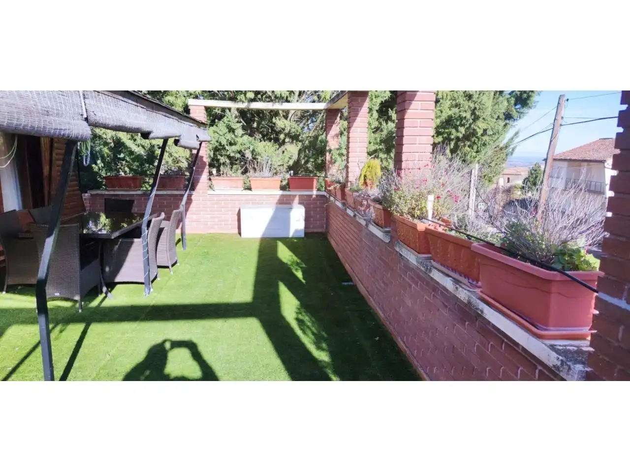 Terrassa de Casa o xalet en venda en Medrano amb Aire condicionat, Calefacció i Jardí privat