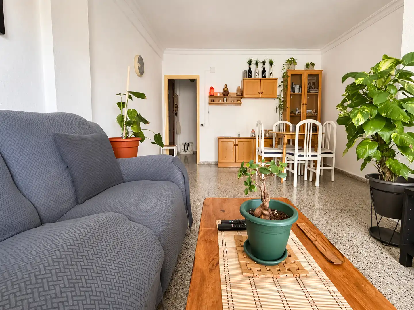Sala de estar de Piso en venta en Málaga con Amueblado, Horno y Lavadora