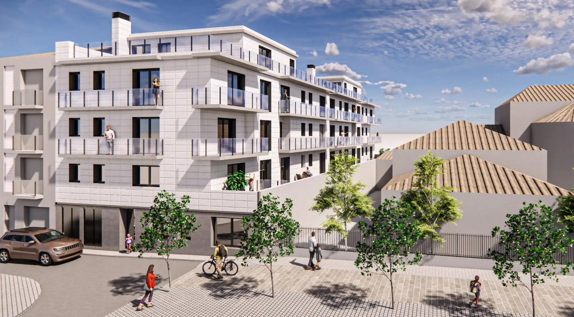 Vista exterior de Apartament en venda en Calella amb Terrassa i Balcó