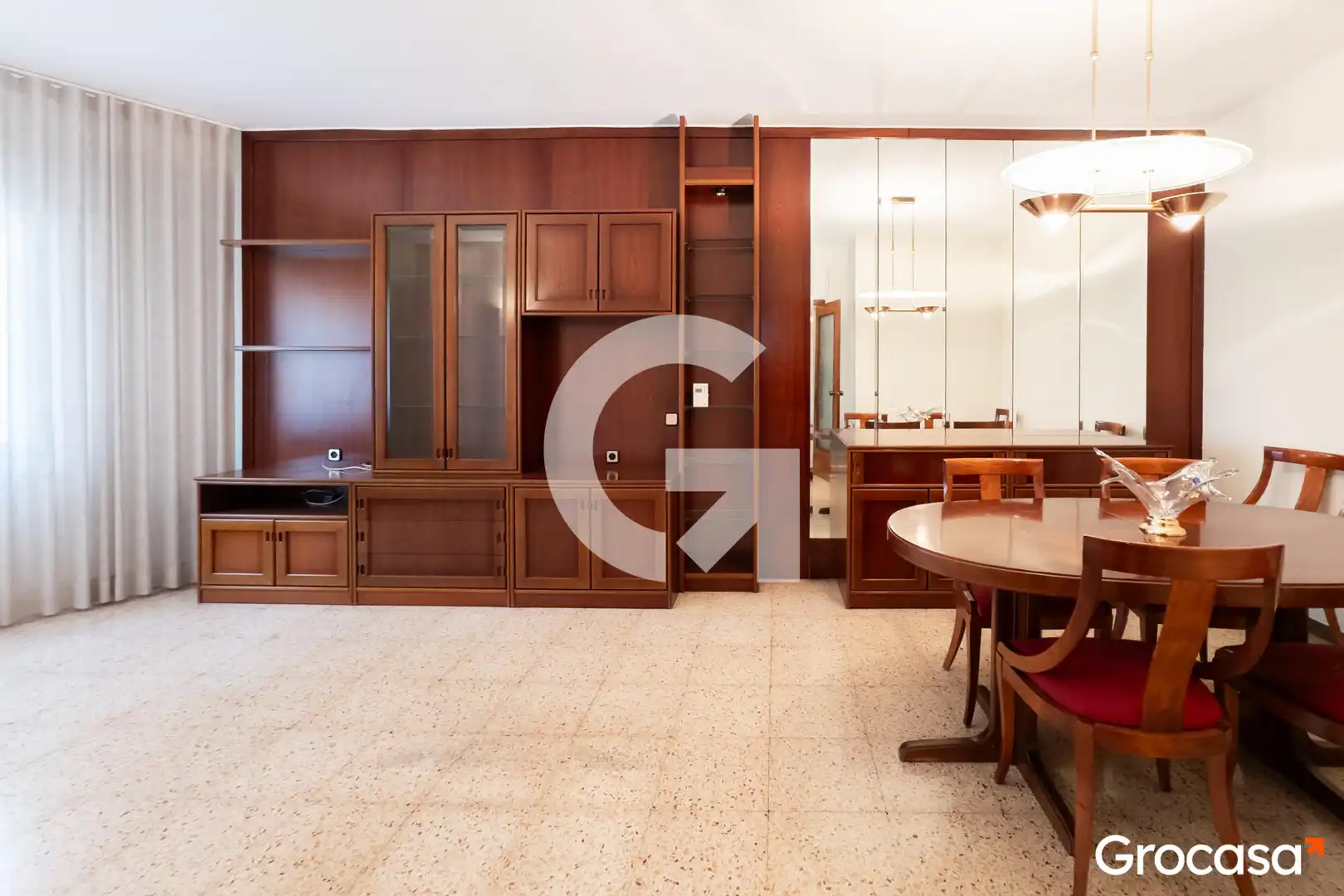 Sala de estar de Piso en venta en Sant Vicenç Dels Horts con Calefacción, Terraza y TV