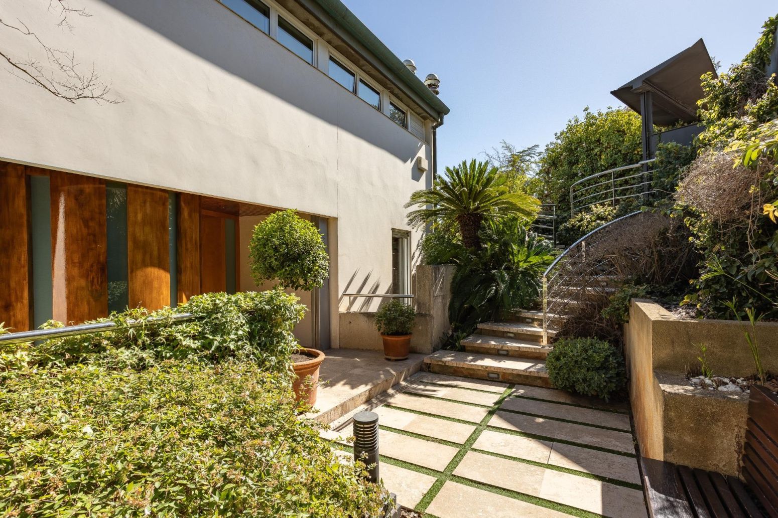 Garden of House or chalet for sale in Esplugues de Llobregat  with Air Conditioner, Heating and Parquet flooring