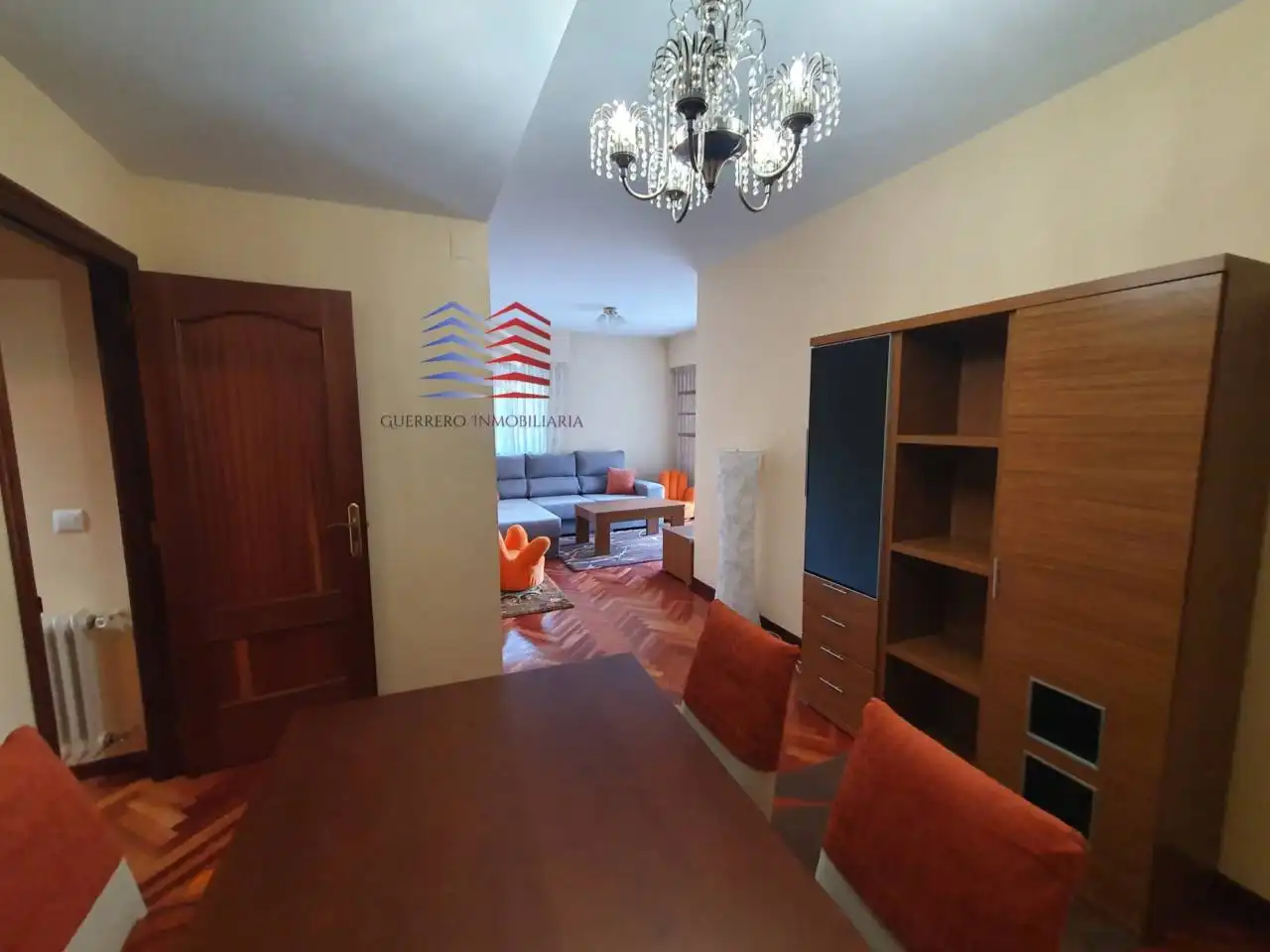 Living room of Flat for rent in Ourense Capital   with Heating, Parquet flooring and Storage room