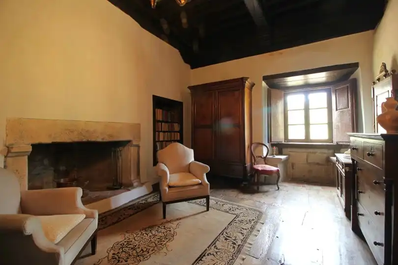Living room of Houses for sale in Salas  with Furnished