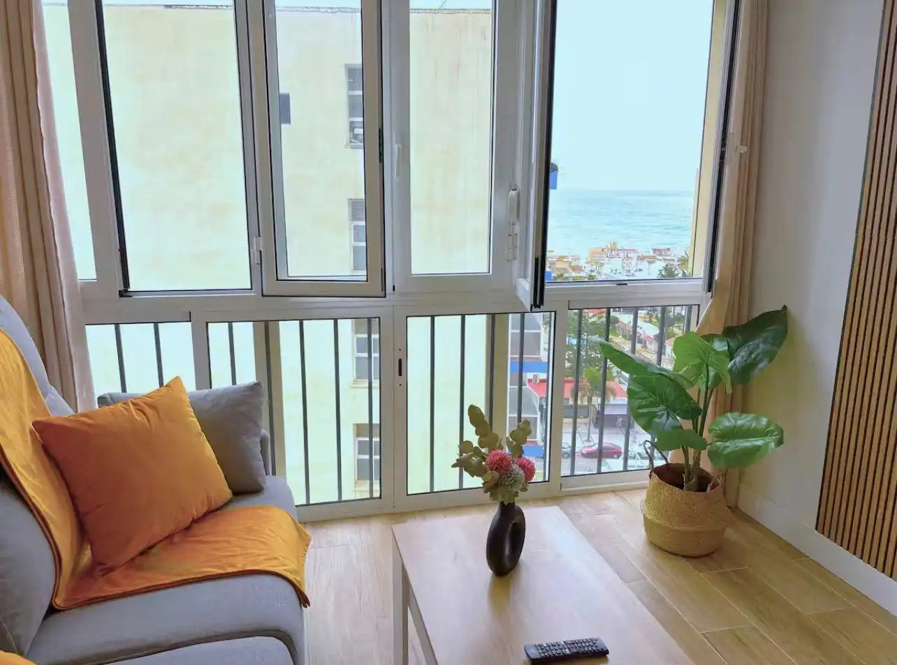 Terrasse von Wohnung zum Verkauf in Torremolinos mit Klimaanlage