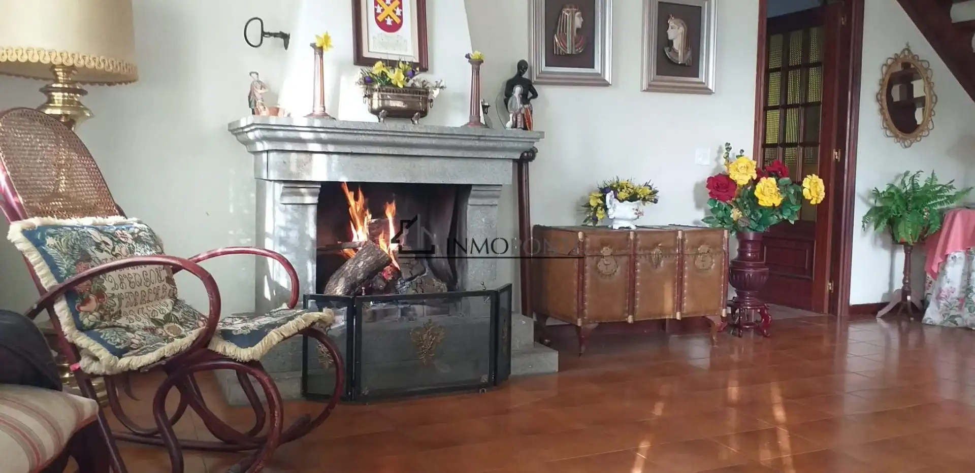 Sala de estar de Casa o chalet de alquiler en Vilagarcía de Arousa con Calefacción, Jardín privado y Trastero