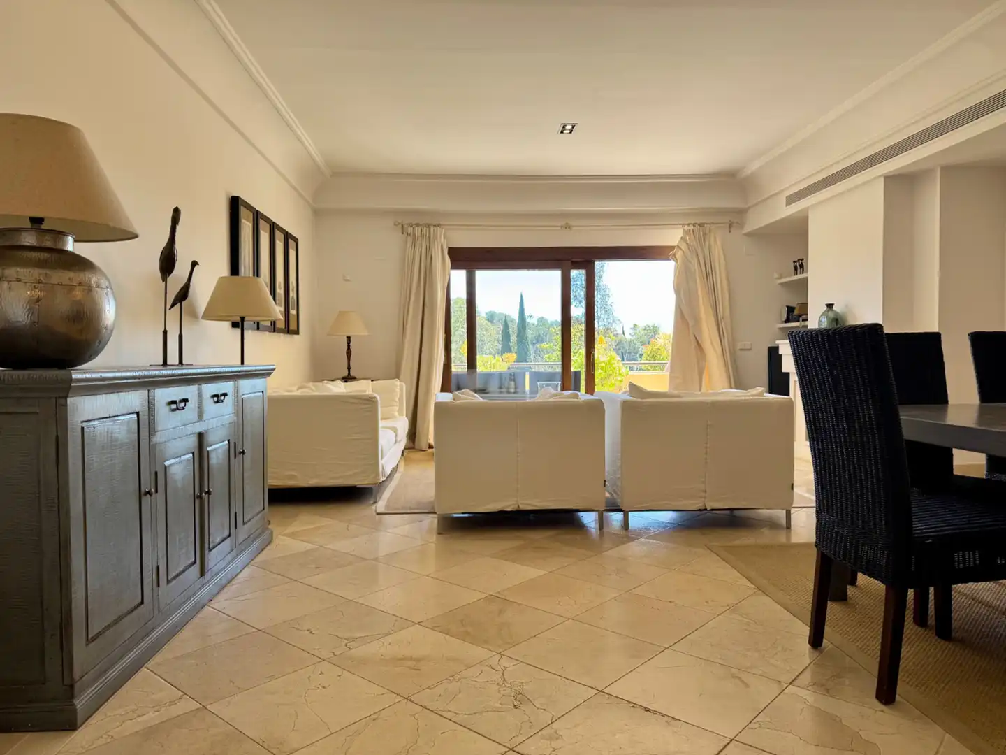 Living room of Flat for sale in Sotogrande  with Air Conditioner, Heating and Private garden