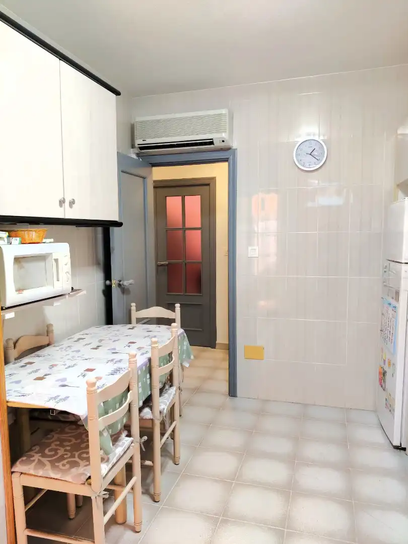 Kitchen of Flat for sale in Lorca  with Air Conditioner, Terrace and Furnished