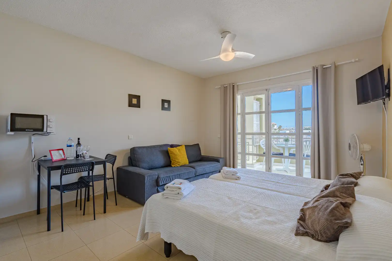 Schlafzimmer von Wohnung zum Verkauf in Adeje mit Terrasse, Möbliert und Ofen