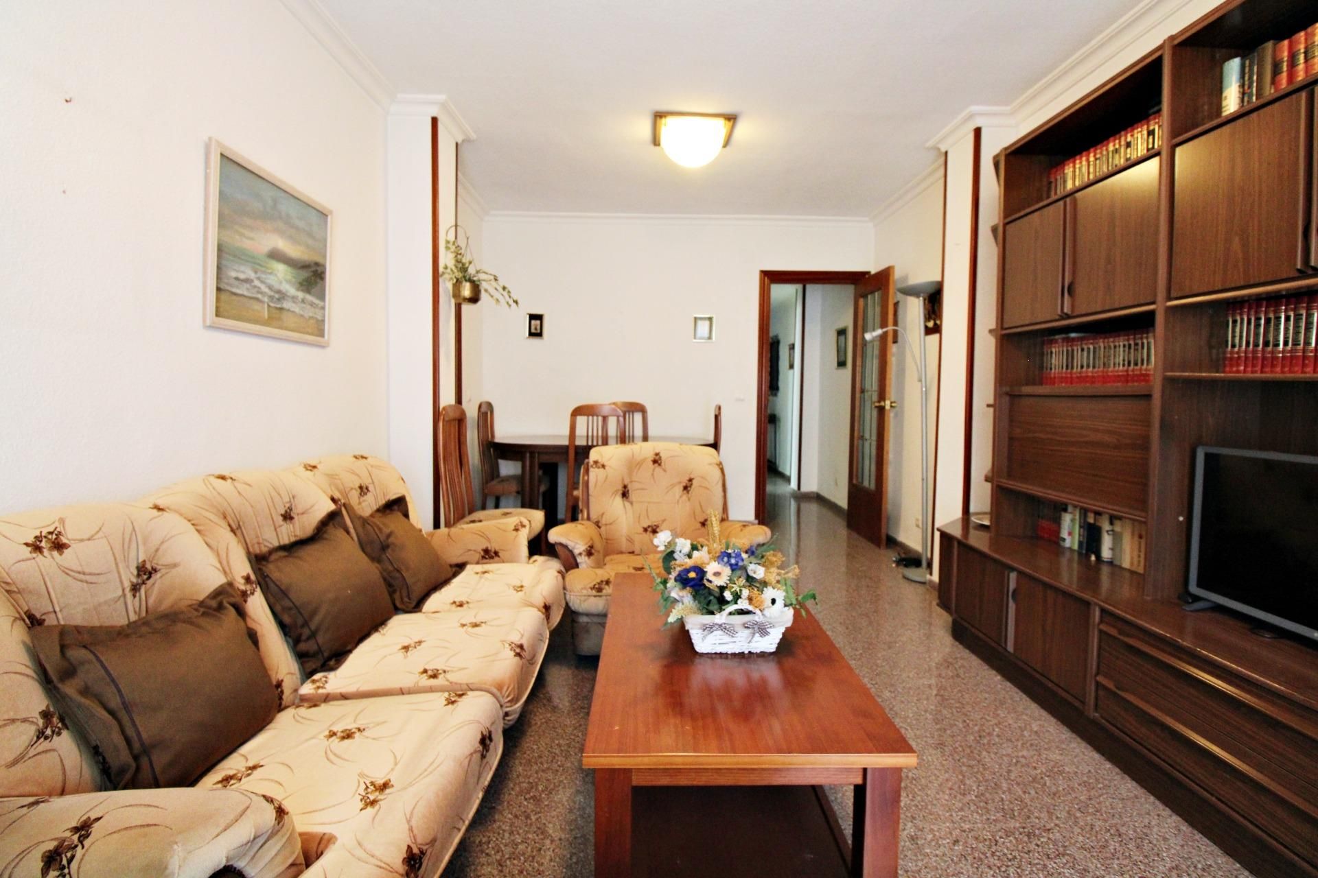Sala d'estar de Pis en venda en Alicante / Alacant amb Terrassa i Balcó