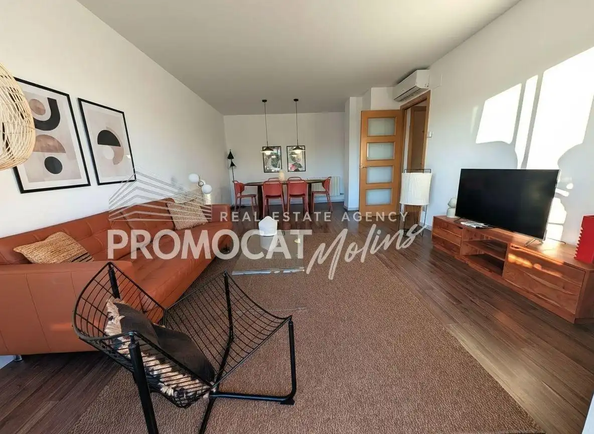 Living room of Flat for sale in Molins de Rei  with Air Conditioner, Heating and Furnished