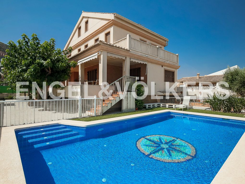 Swimming pool of Country house to rent in Cullera  with Air Conditioner, Heating and Terrace