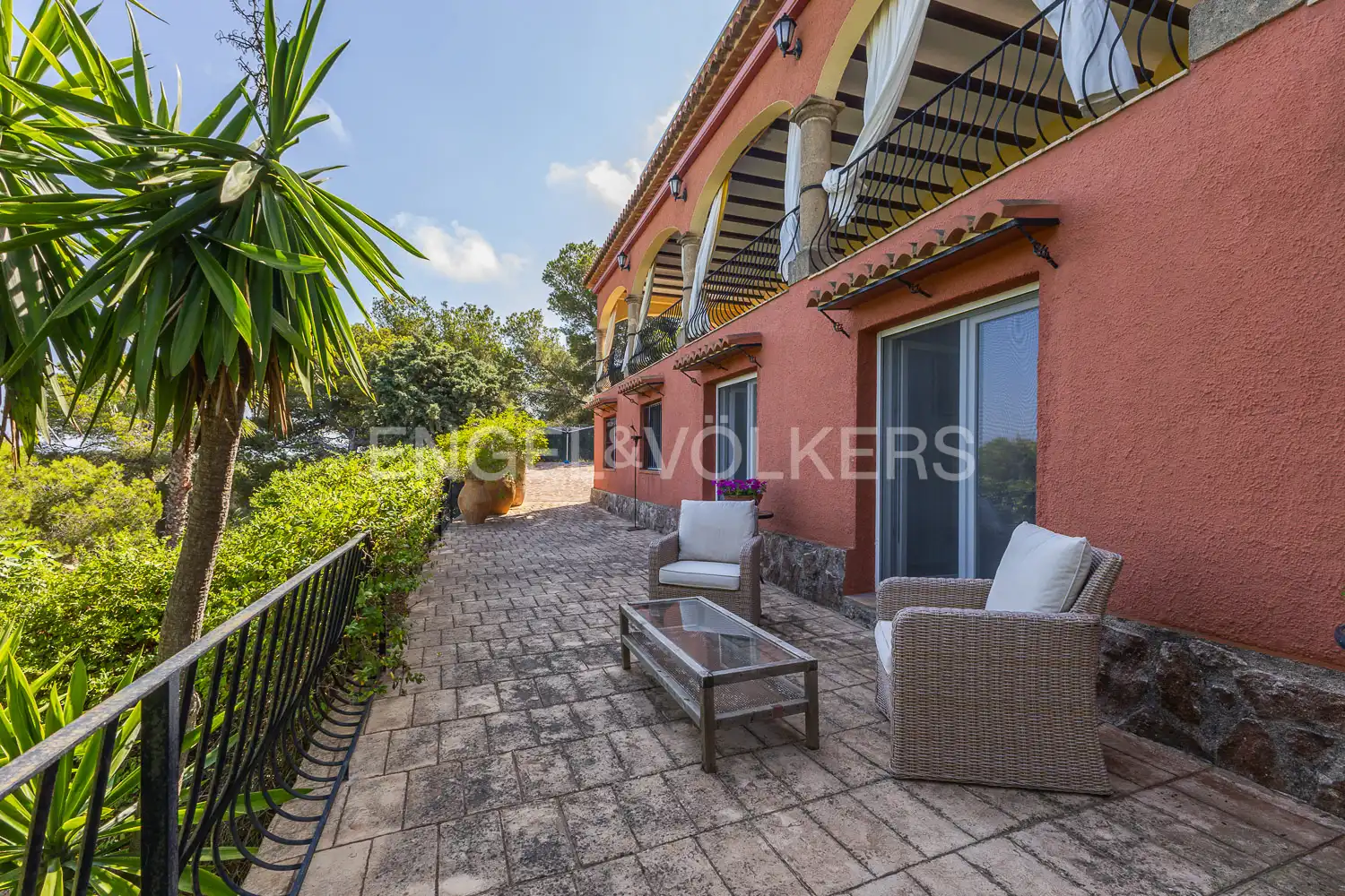 Terrasse von Haus oder Chalet zur Miete in Jávea / Xàbia mit Klimaanlage, Heizung und Privatgarten