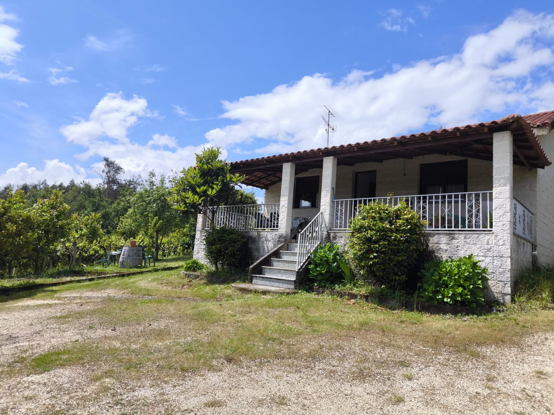 Exterior view of House or chalet for sale in Salvaterra de Miño  with Private garden, Terrace and Swimming Pool