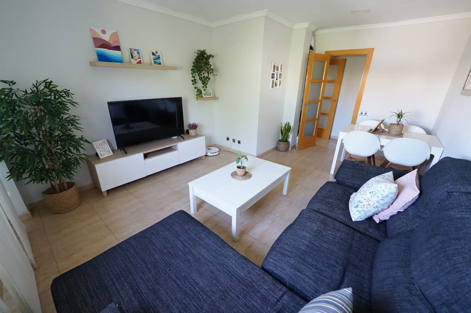 Sala d'estar de Pis en venda en Terrassa amb Aire condicionat, Calefacció i Forn